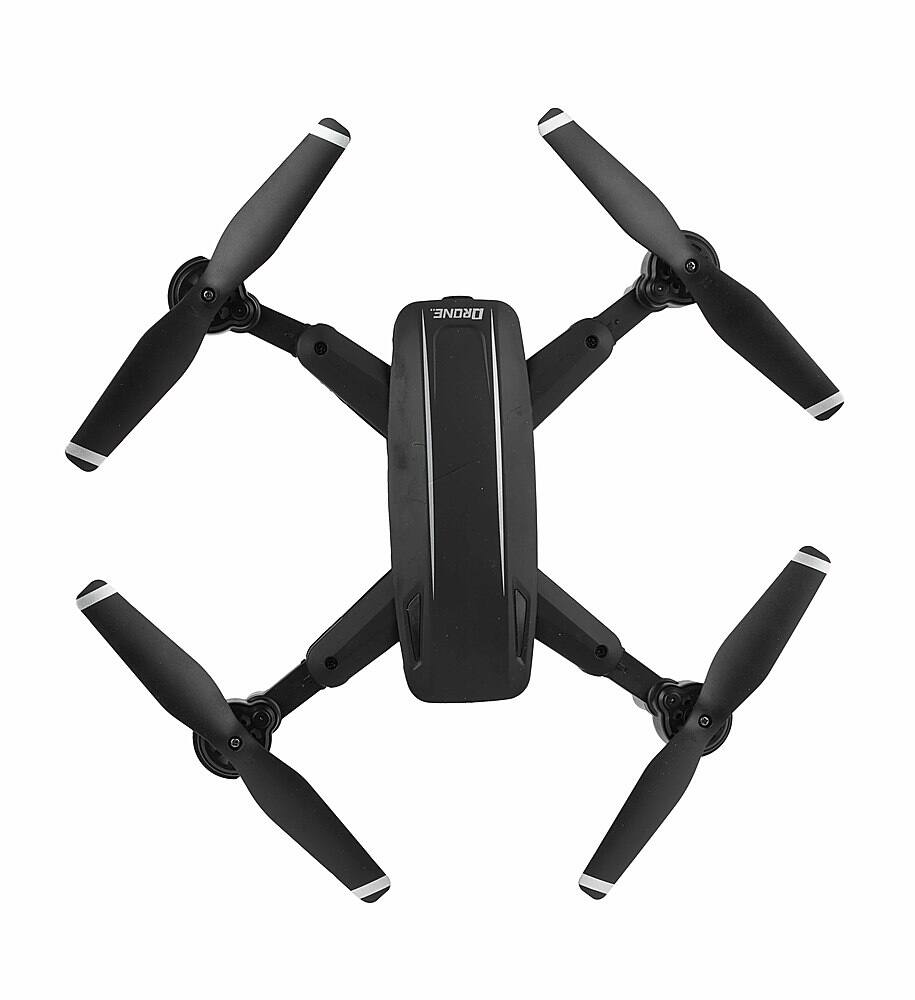 Left. Vivitar - Sky Hawk Foldable Drone with Remote.