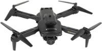 Vivitar - Air View Foldable Drone with Remote - Black - Front_Zoom