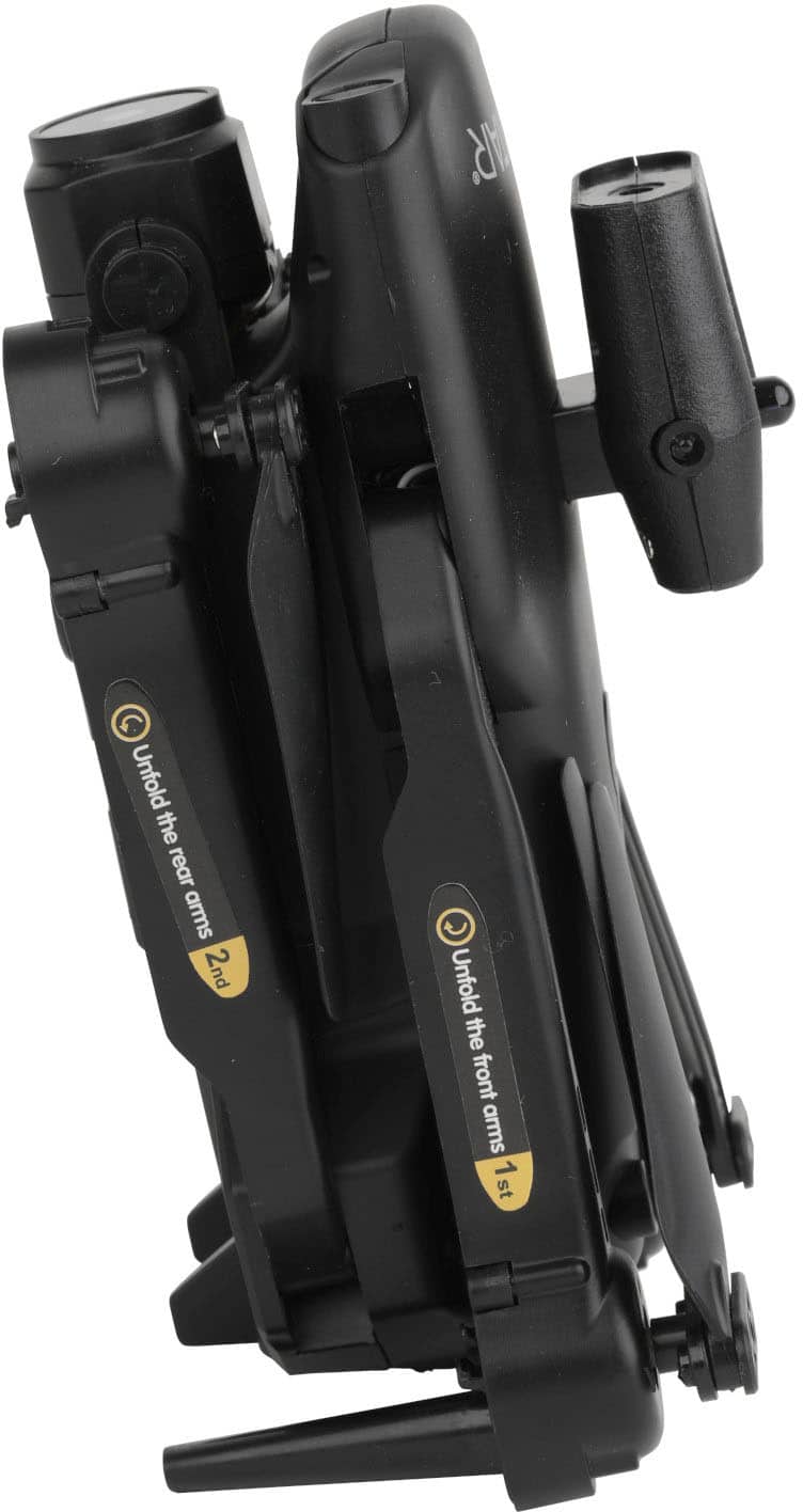 Alt View 13. Vivitar - Air View Foldable Drone with Remote - Black.