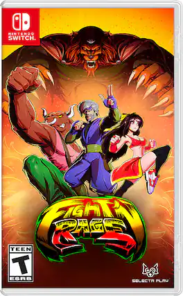 Front. Push Button Games - Fight'N Rage. - T (Teen 13+)