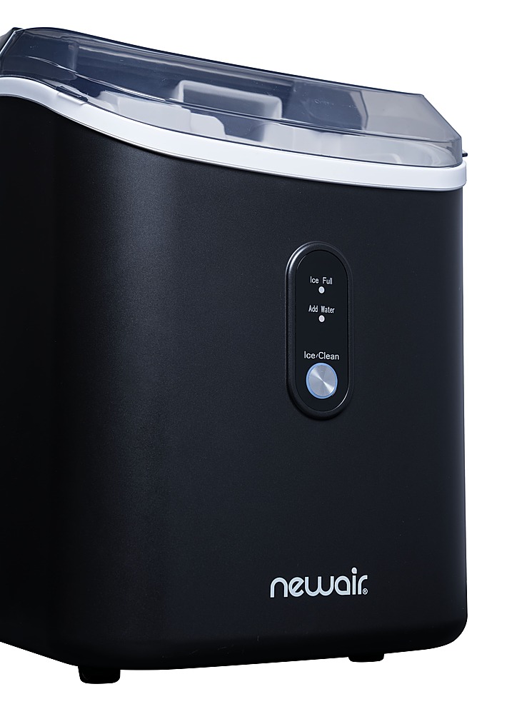 NewAir 11 in. 26 lb. Nugget Countertop Portable Ice Maker in Stainless  Steel with Soft Chewable Pebble Pellet Ice & Self Clean NIM026SSN0 - The  Home Depot