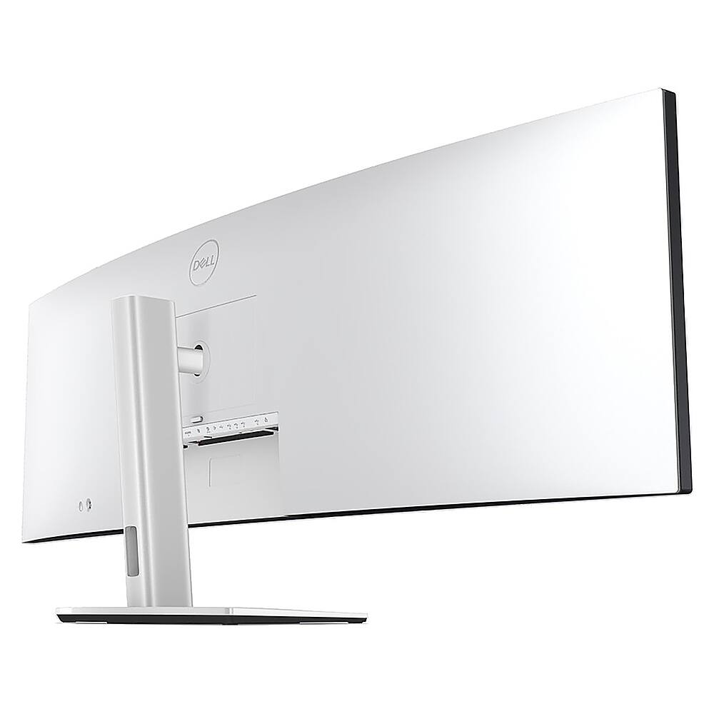 Alt View 1. Dell - UltraSharp 49" IPS Black Curved Dual-Quad HD Monitor with USB-C Hub (DisplayPort, HDMI, USB) - Black/Silver.
