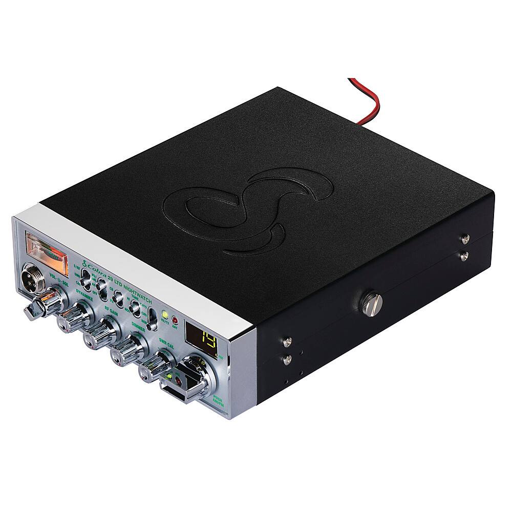 Left. Cobra - 29 LTD NW AM/FM 40-Channel CB Radio with NightWatch - Black.