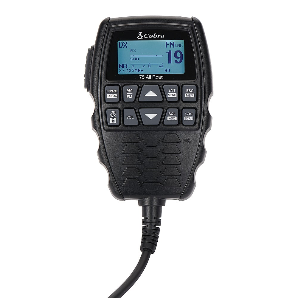 Alt View 12. Cobra - 75 All Road Wireless 40-Channel CB Radio with Digital Noise Cancellation - Black.