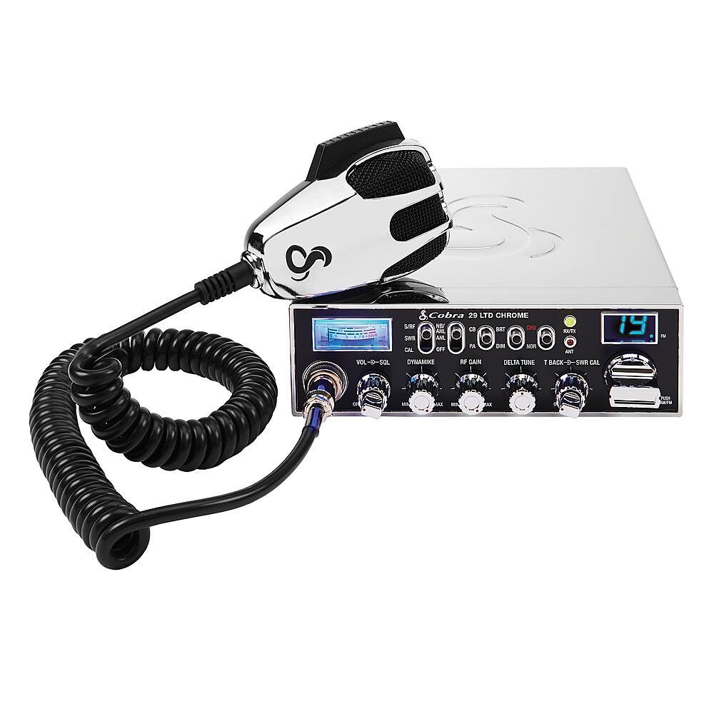 Alt View 11. Cobra - 29 LTD Classic AM/FM 40-Channel CB Radio - Chrome.