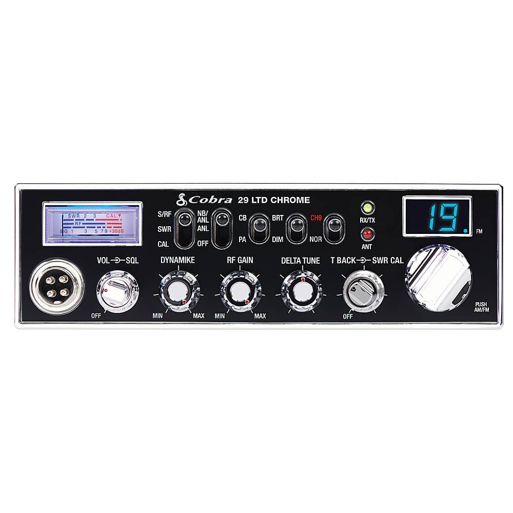 Alt View 12. Cobra - 29 LTD Classic AM/FM 40-Channel CB Radio - Chrome.