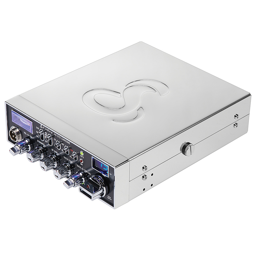 Left. Cobra - 29 LTD Classic AM/FM 40-Channel CB Radio - Chrome.