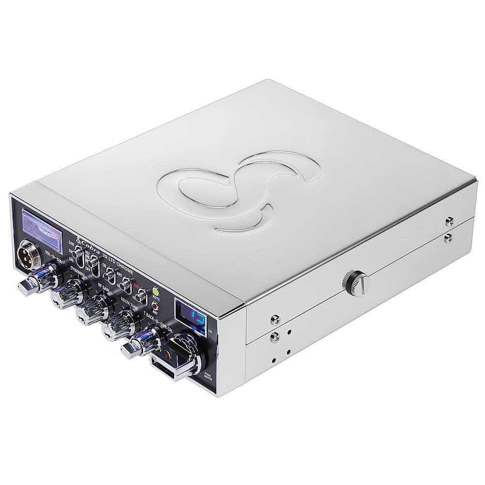 Left. Cobra - 29 LTD Classic AM/FM 40-Channel CB Radio - Chrome.