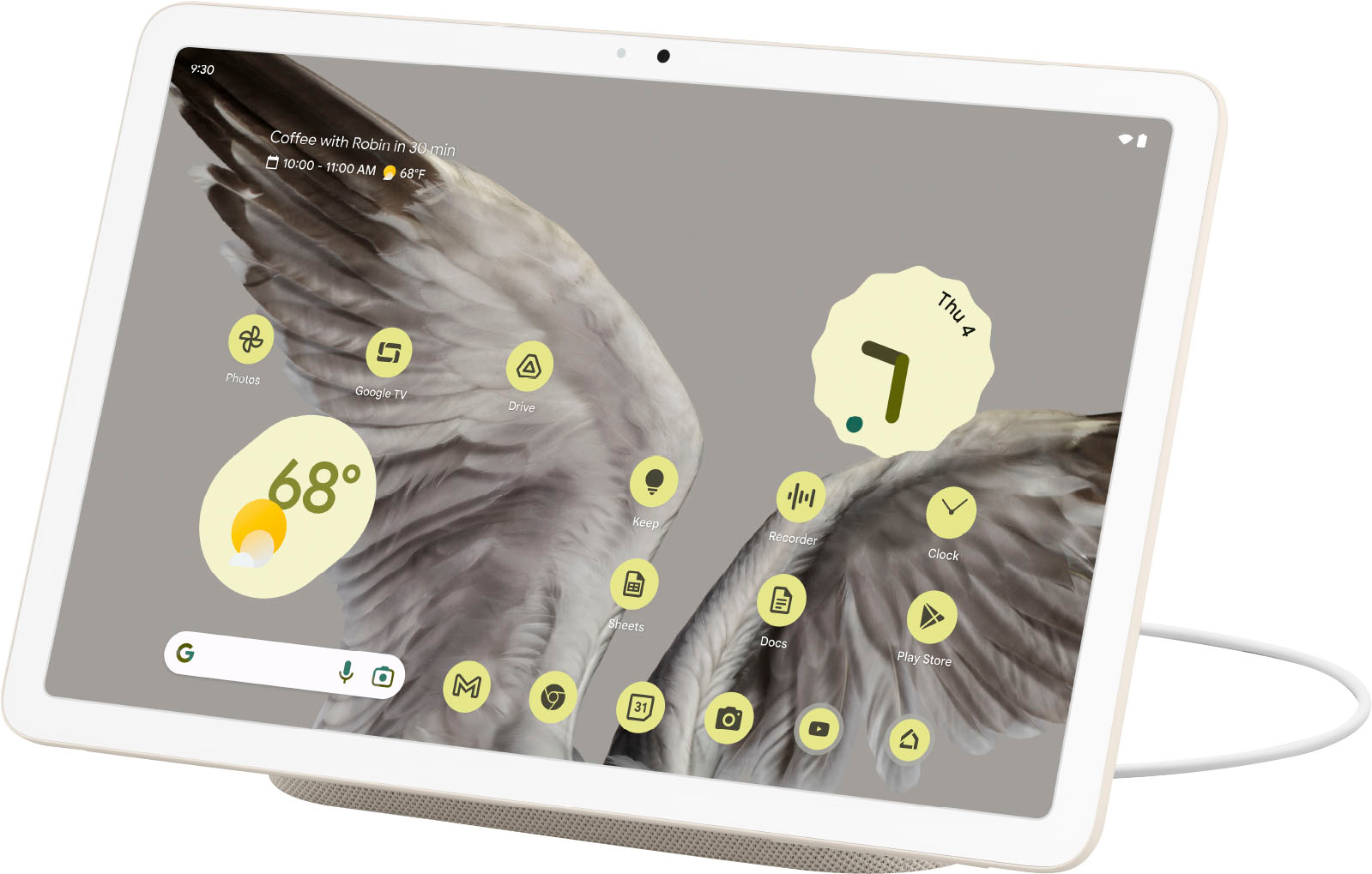 Pixel Tablet +充電ドック 128GB Porcelain Pixel Tablet +充電ドック 128GB Porcelain