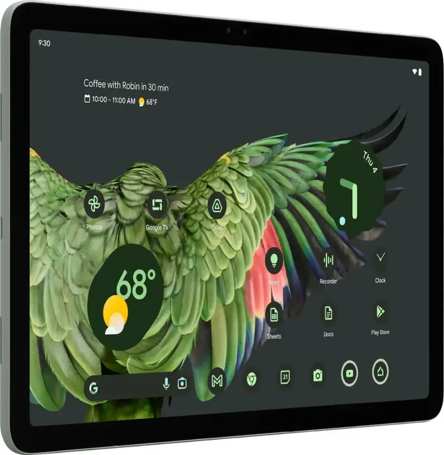 Alt View 14. Google - Pixel Tablet with Charging Speaker Dock - 11"  Android Tablet - 128GB - Wi-Fi - Hazel.