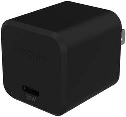 mophie - Power Adapter USB-C 20W GAN - Black - Front_Zoom