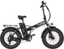 Heybike - Mars Foldable Ebike w/ 48mi Max Operating Range &  20 mph Max Speed-  for Any Terrain - Black