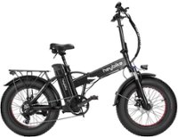 Heybike - Mars Foldable Ebike w/ 48mi Max Operating Range &  20 mph Max Speed-  for Any Terrain - Black - Front_Zoom