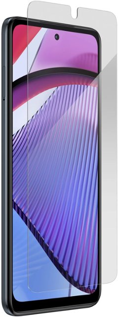 Angle. ZAGG - InvisibleShield Glass+ Defense Screen Protector for Motorola G Power 5G (2023) - Clear.