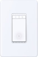 TP-Link - Tapo Smart Wi-Fi Light Dimmer Switch with Matter - White - Front_Zoom