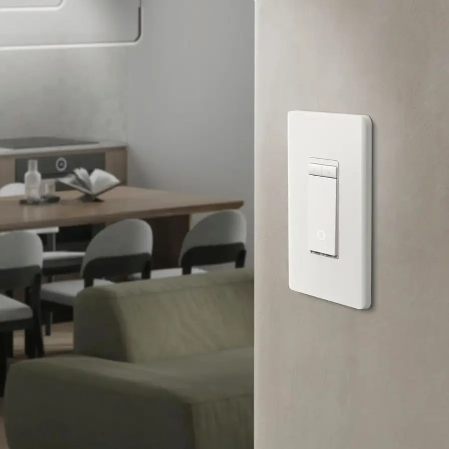 Alt View 16. TP-Link - Tapo Smart Wi-Fi Light Dimmer Switch with Matter (1-Pack) - Replaces Most Traditional Switches - White.