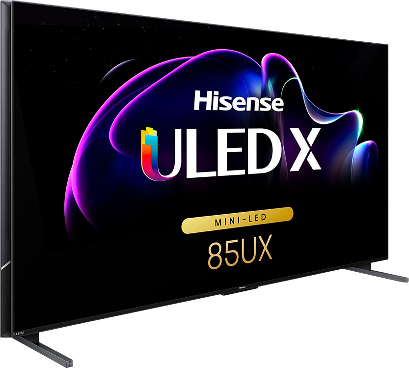 Left View: Hisense - 85" Class UX Series Mini-LED ULED 4K UHD Google TV