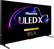 Left. Hisense - 85" Class UX Series 4K Mini-LED ULED UHD Smart Google TV - Black.