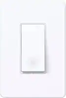 TP-Link - Tapo Smart Wi-Fi Light Switch with Matter - Replaces Most Traditional Switches - White - Front_Zoom