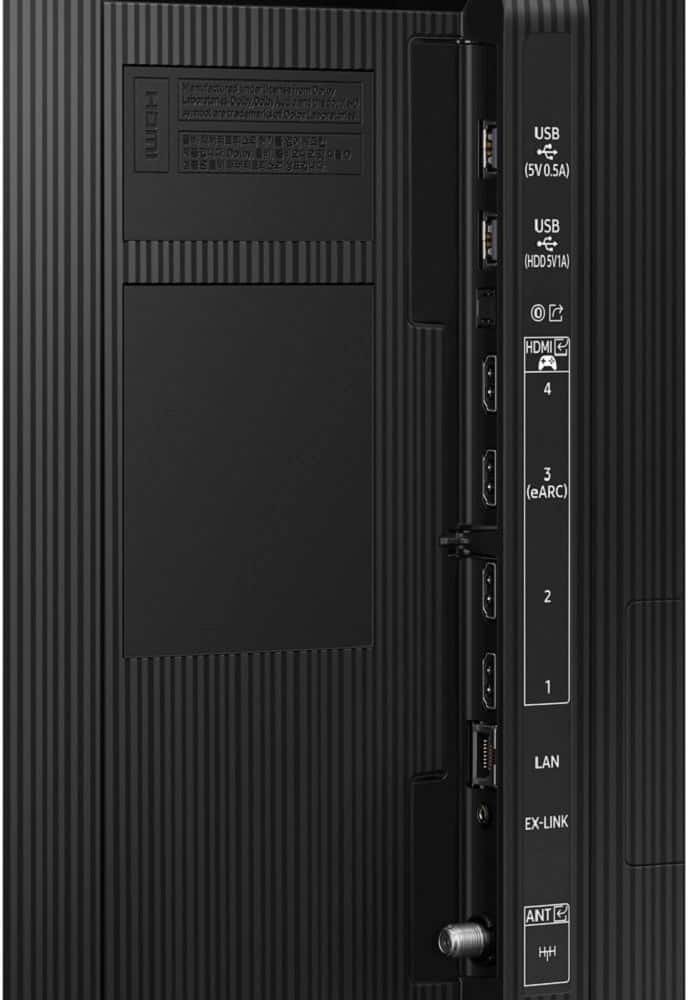 Alt View 15. Samsung - 98” Class Q80C QLED 4K UHD Smart Tizen TV - Titan Black.