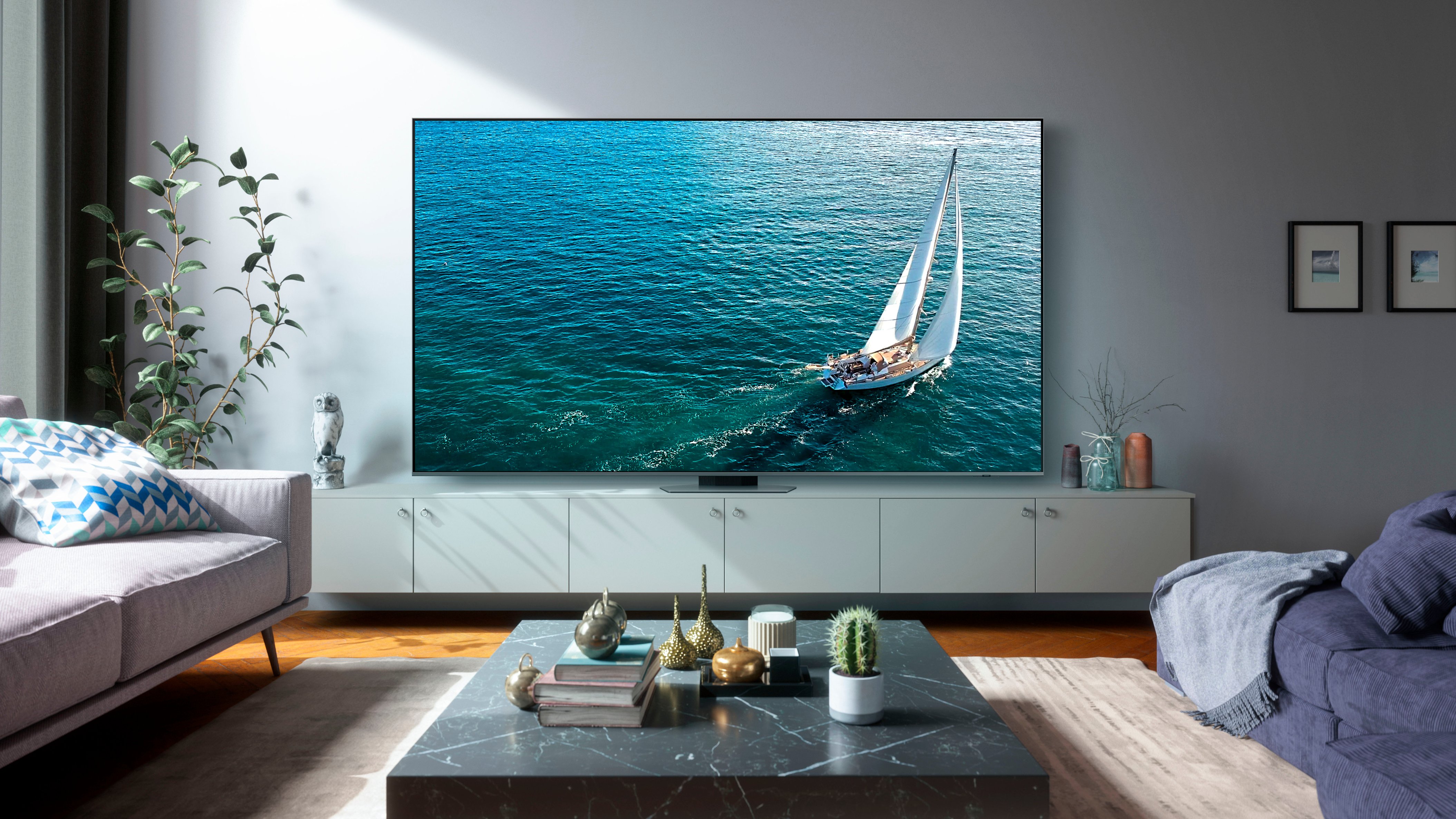 Smart Tv 98 Pulgadas QLED 4K Ultra HD SAMSUNG Q80C + Barra de Sonido -  SAMSUNG TV LED 60P SMART - Megatone