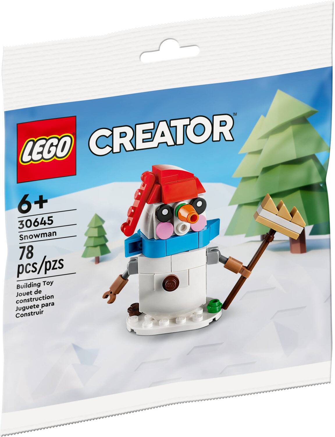 Alt View 11. LEGO - Creator Snowman 30645.