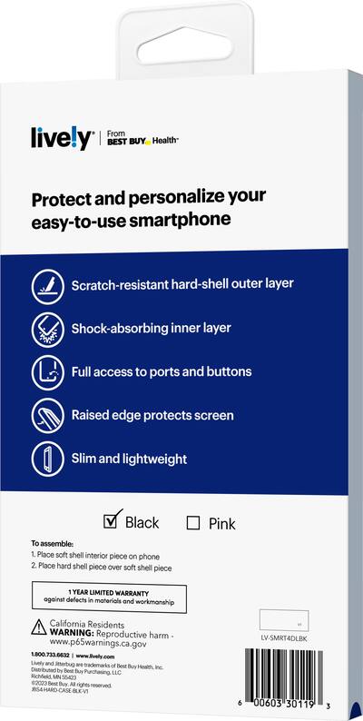 Lively Jitterbug Smart4 / TCL 40 XL / TCL 40 T Tempered Glass Screen Protector 3 Per Pack Lively Jitterbug Smart4 / TCL 40 XL / TCL 40 T Tempered Glass Screen Protector 3 Per Pack