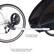 Back. Thule - Coaster XT 2-Seat Bicycle Trailer and Stroller - Black.