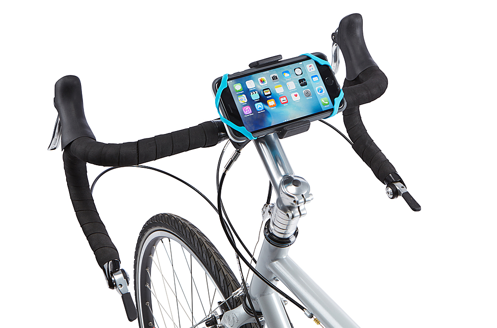 Left View: Thule - Smartphone Bike Mount for Mobile Phones - Black