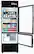 Angle. Premium Levella - 12.5 cu. ft. 2-Door Commercial Merchandiser Refrigerator Glass-Door Beverage Display Cooler with Freezer and Ice Maker - Black.