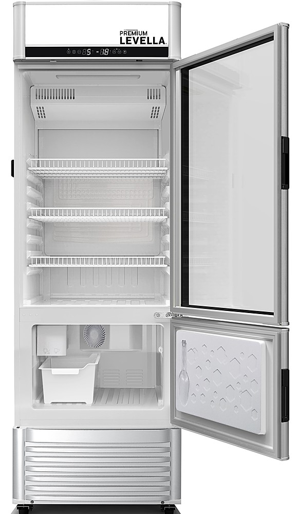 Premium Levella 6.5 Cu. ft. Silver Single Door Display Refrigerator
