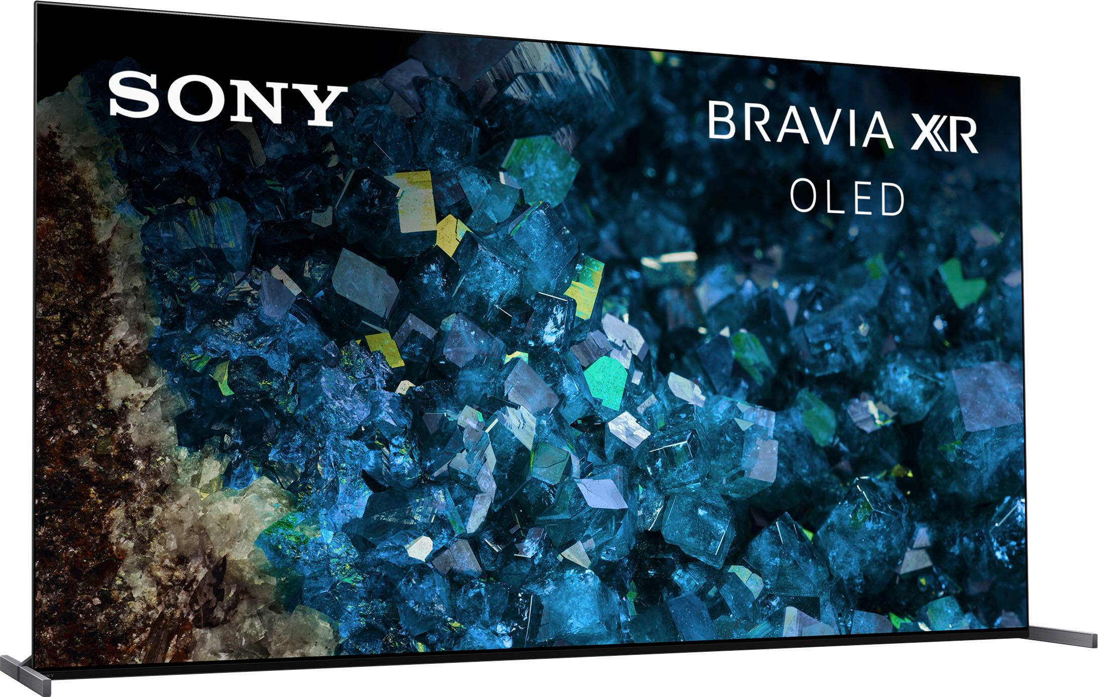 Angle. Sony - 83" Class BRAVIA XR A80L OLED 4K UHD Smart Google TV - Black.