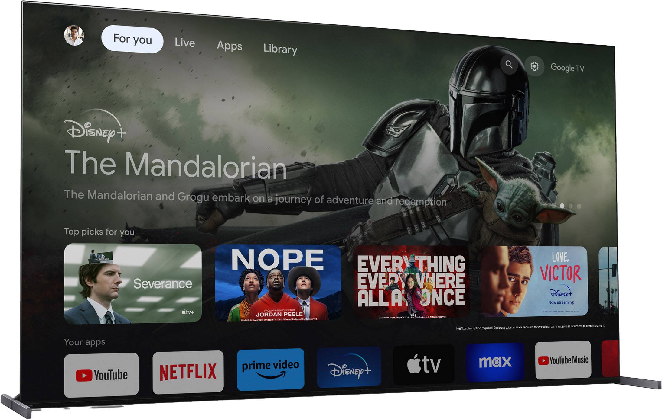 Alt View 22. Sony - 83" Class BRAVIA XR A80L OLED 4K UHD Smart Google TV - Black.