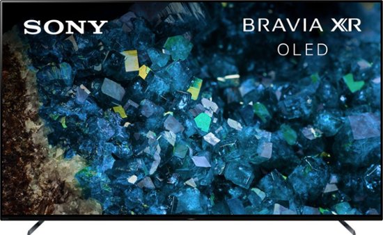 Front. Sony - 65" Class BRAVIA XR A80L OLED 4K UHD Smart Google TV - Black.