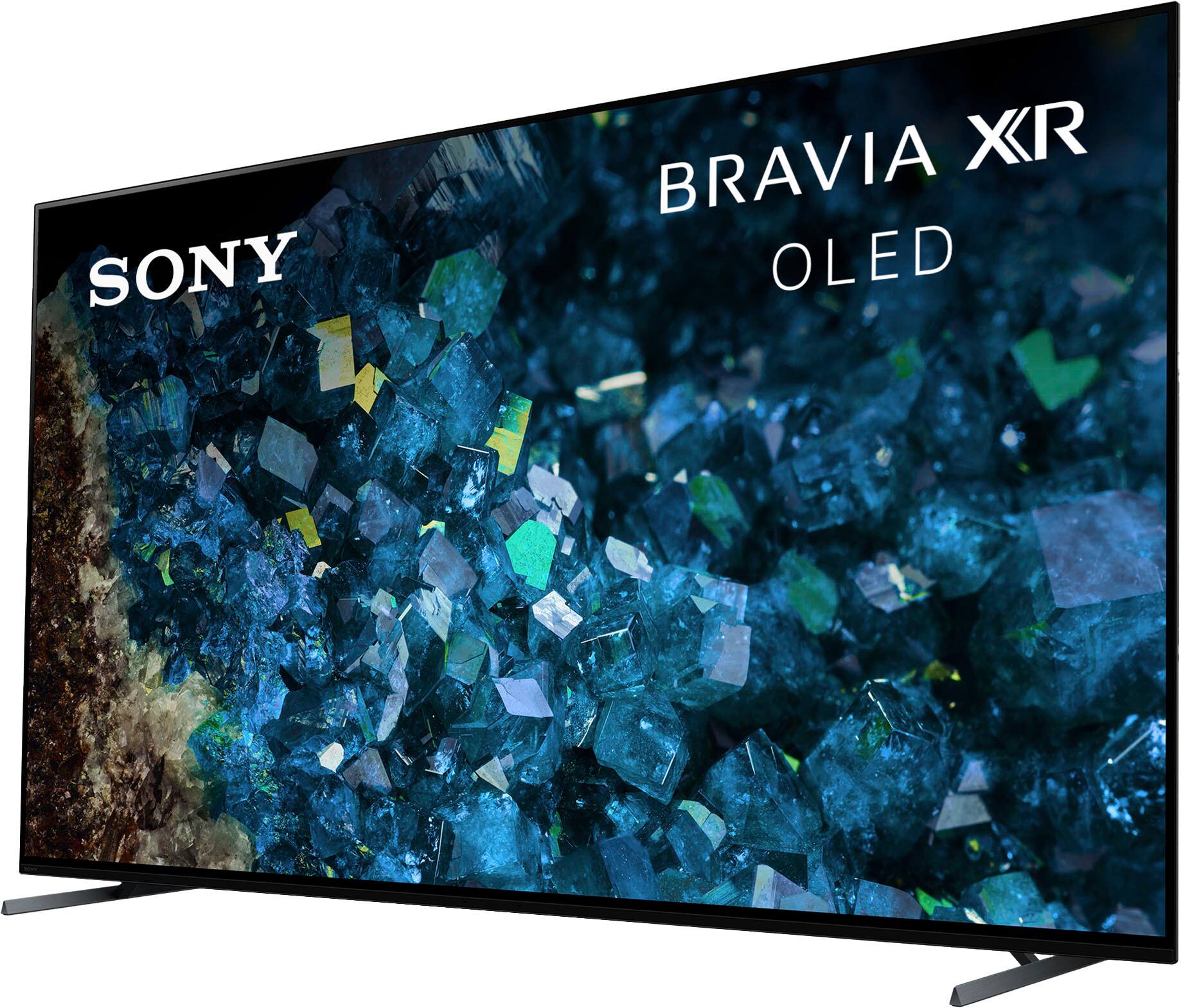 Angle. Sony - 55" Class BRAVIA XR A80L OLED 4K UHD Smart Google TV - Black.