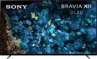 Front. Sony - 55" Class BRAVIA XR A80L OLED 4K UHD Smart Google TV - Black.