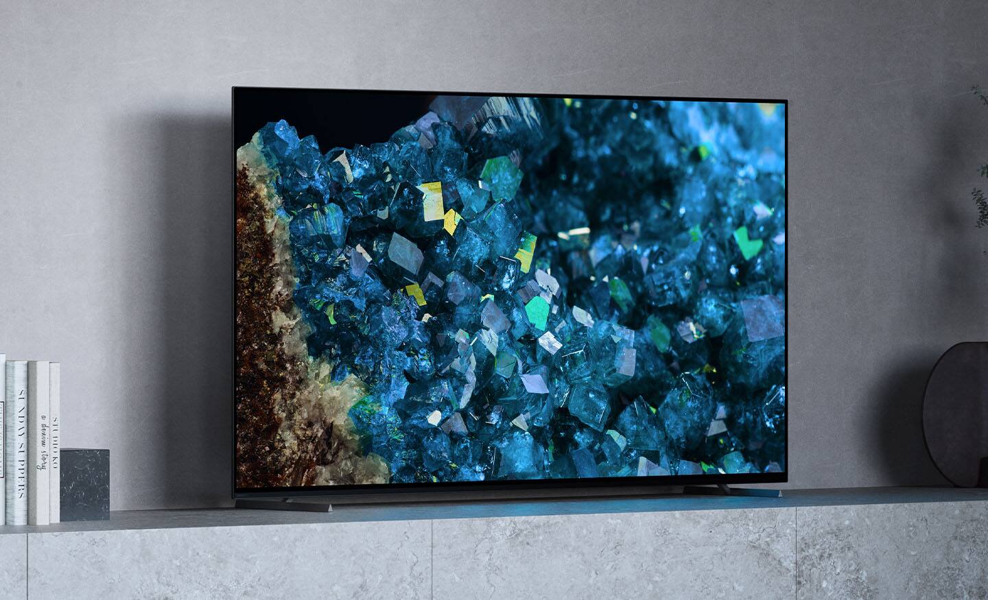 Alt View 12. Sony - 55" Class BRAVIA XR A80L OLED 4K UHD Smart Google TV - Black.