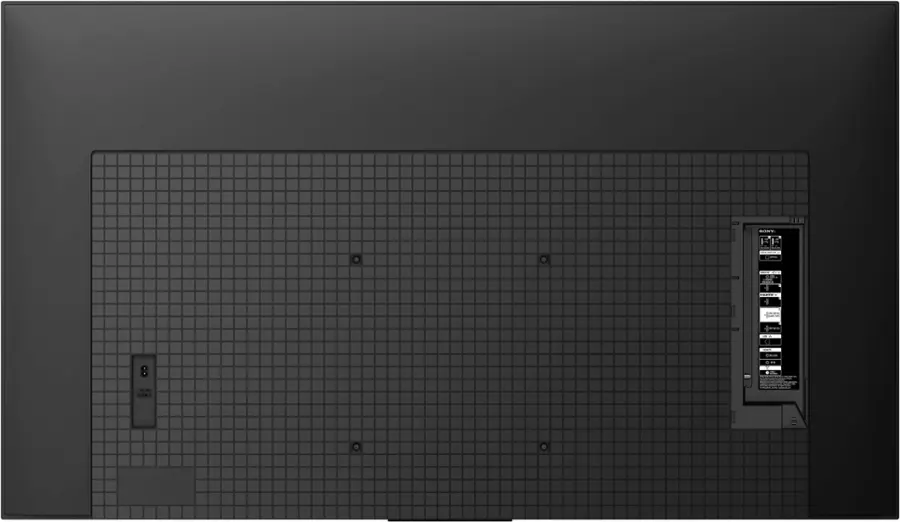 Back. Sony - 77" Class BRAVIA XR A80L OLED 4K UHD Smart Google TV - Black.