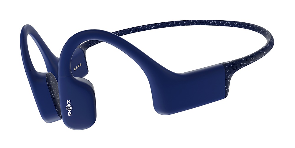 Shokz OpenSwim Bone Conduction Open-Ear MP3 Swimming Headphones Blue  S700-ST-BL-US - Best Buy