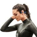 Alt View 12. Shokz - OpenSwim Bone Conduction Open-Ear MP3 Swimming Headphones - Blue.