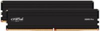Crucial - Pro 32GB Kit (2x16GB) 5600 MHz DDR5-5600 UDIMM Desktop Memory - Black - Front_Zoom