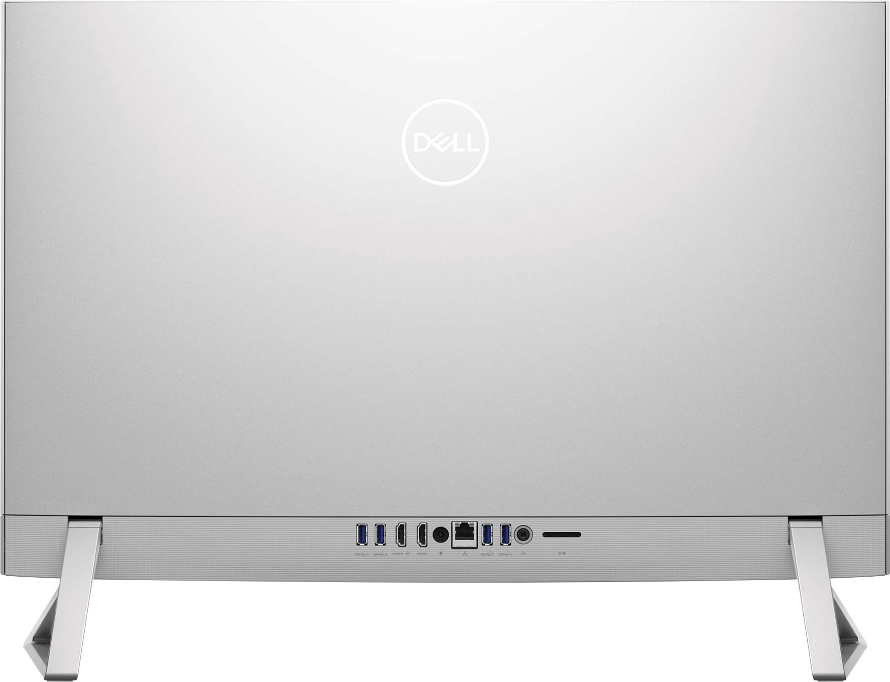 Back View: Dell - Inspiron 27" All-In-One Desktop - 13th Gen Intel Core i5 - 8GB Memory - 512GB SSD - White