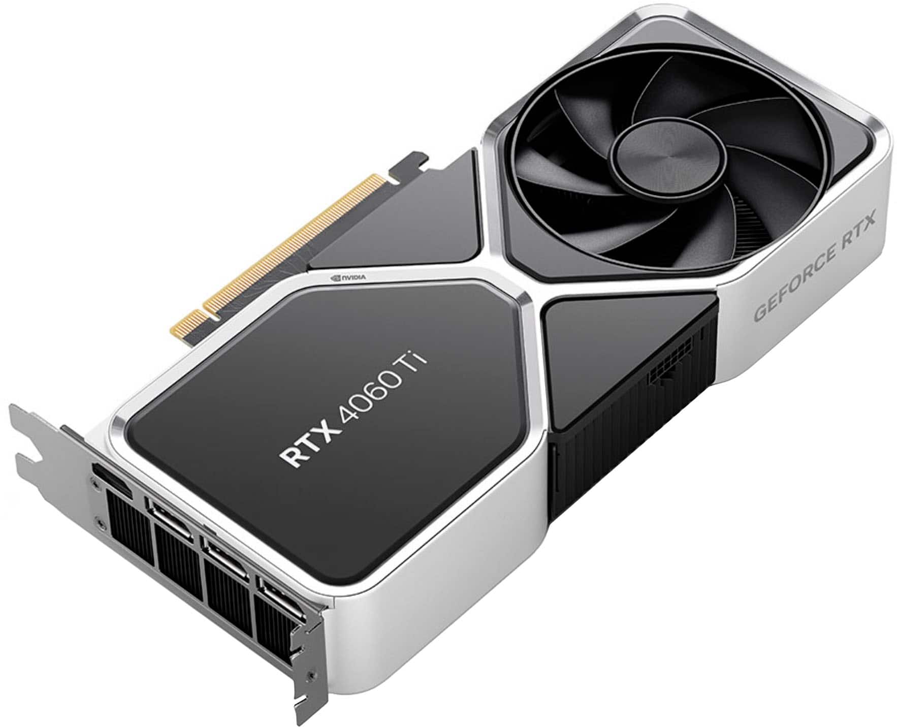 Alt View 13. NVIDIA - GeForce RTX 4060 Ti 8GB GDDR6 Graphics Card - Titanium/Black.