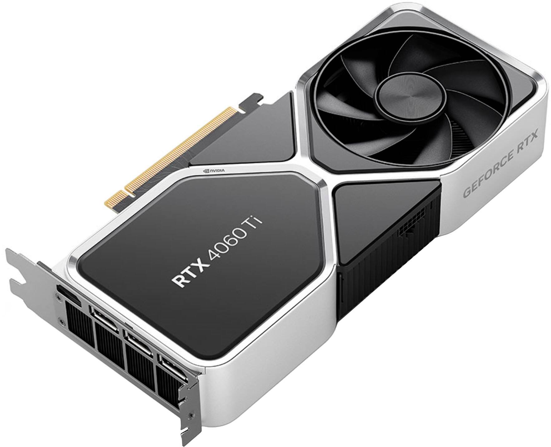 Alt View 13. NVIDIA - GeForce RTX 4060 Ti 8GB GDDR6 Graphics Card - Titanium/Black.