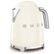 Angle Zoom. SMEG KLF03 7-cup Electric Kettle - Cream.