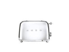 SMEG TSF01 2-Slice Wide-Slot Toaster - Stainless Steel - Front_Zoom