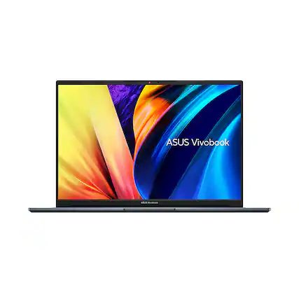 Front. ASUS - Vivobook Pro 16 OLED K6602 16" Laptop - Intel Core i9 with 16GB Memory - NVIDIA GeForce RTX 4060 with 8GB - 1TB SSD - Quiet Blue.