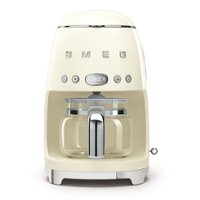 SMEG - DCF02 Drip 10-Cup Coffee Maker - Cream - Front_Zoom
