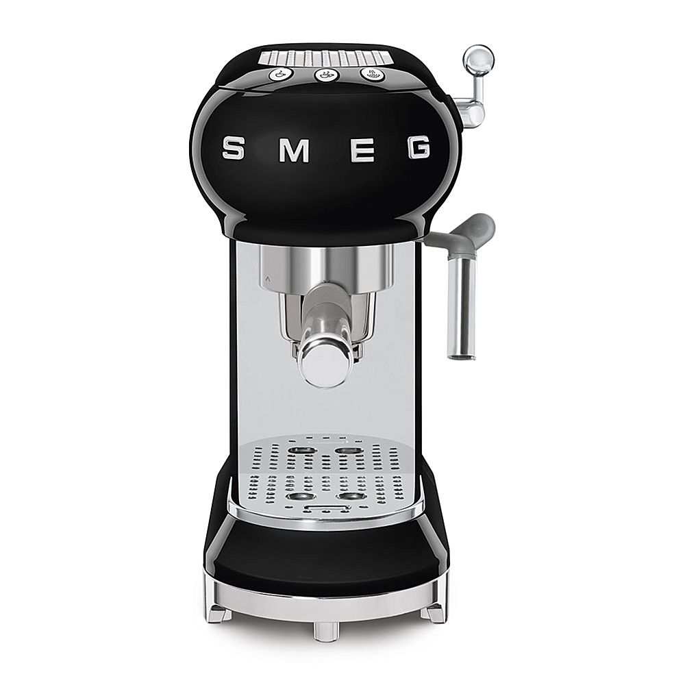 Fully Automatic Coffee Machine with Steamer - Black, SMEG