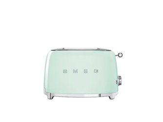 SMEG - TSF01 2-Slice Wide Slot Toaster - Pastel Green - Front_Zoom